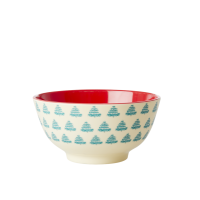 Christmas Tree Print Melamine Bowl Rice DK